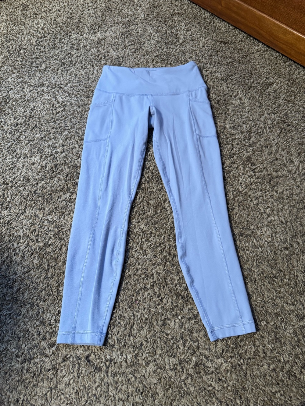 Yogalicious Light Blue High-Waist Pocket Leggings - Picture 2 of 3